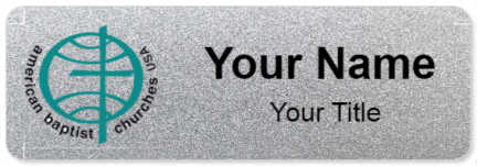 Custom name badges for American Baptist Churches