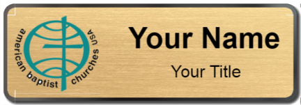 Custom name badges for American Baptist Churches