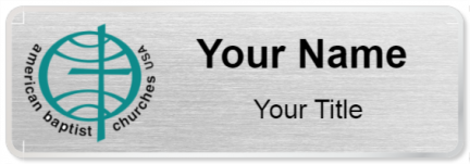Custom name badges for American Baptist Churches