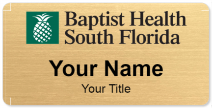 Custom name badges for Baptist Health South Florida
