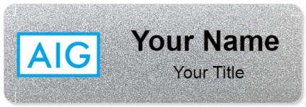 Custom name badges for American International Group