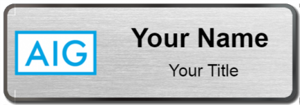 Custom name badges for American International Group