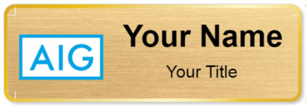 Custom name badges for American International Group
