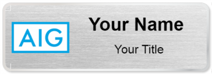 Custom name badges for American International Group