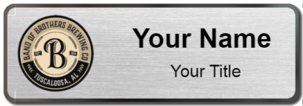 Custom name badges for Band of Brothers Brewery