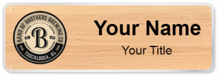 Custom name badges for Band of Brothers Brewery