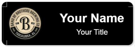 Custom name badges for Band of Brothers Brewery