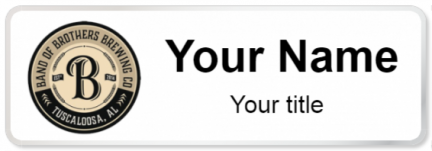 Custom name badges for Band of Brothers Brewery