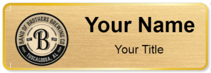 Custom name badges for Band of Brothers Brewery