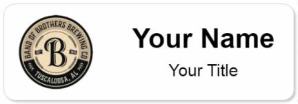 Custom name badges for Band of Brothers Brewery