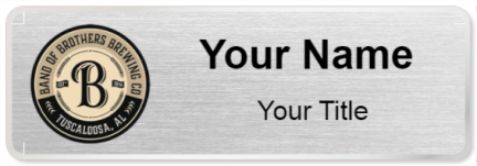 Custom name badges for Band of Brothers Brewery