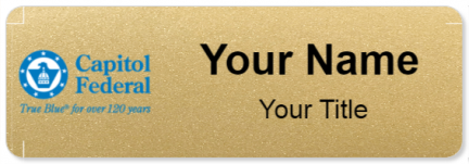 Custom name badges for Capitol Federal Bank