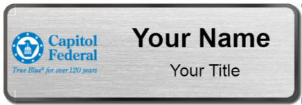 Custom name badges for Capitol Federal Bank