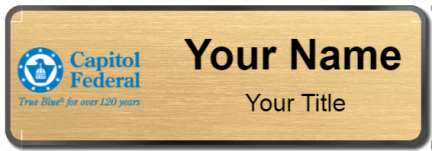 Custom name badges for Capitol Federal Bank