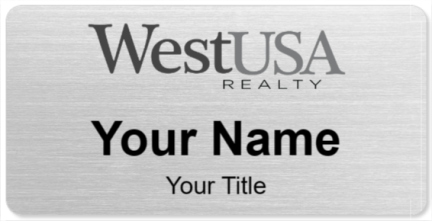 Custom name badges for West USA Realty