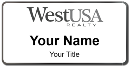 Custom name badges for West USA Realty