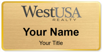 Custom name badges for West USA Realty