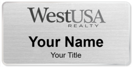Custom name badges for West USA Realty