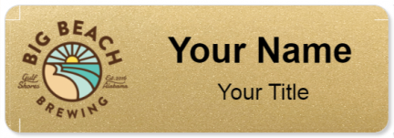 Custom name badges for Big Beach Brewing Company