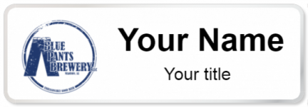 Custom name badges for Blue Pants Brewery