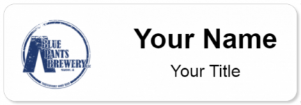 Custom name badges for Blue Pants Brewery