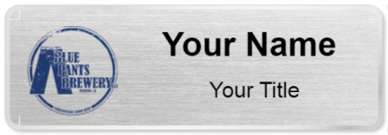 Custom name badges for Blue Pants Brewery