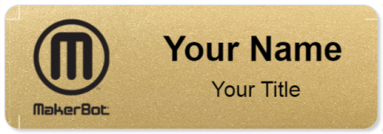 Custom name badges for MakerBot