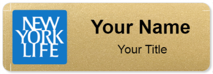 Custom name badges for New York Life Insurance