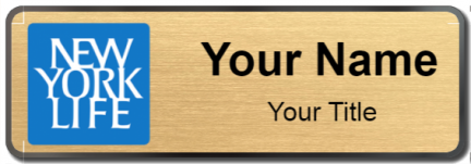 Custom name badges for New York Life Insurance