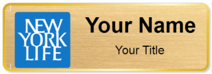 Custom name badges for New York Life Insurance