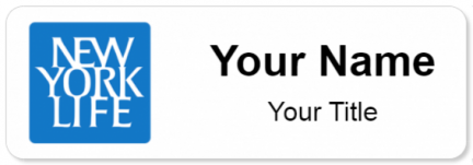 Custom name badges for New York Life Insurance