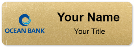 Custom name badges for Ocean Bank