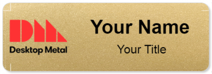 Custom name badges for Destop Metal