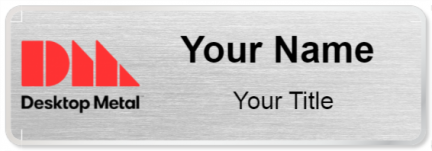 Custom name badges for Destop Metal
