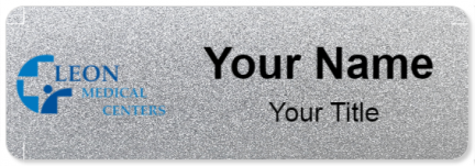 Custom name badges for Leon Medical center