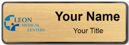 Custom name badges for Leon Medical center