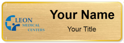 Custom name badges for Leon Medical center