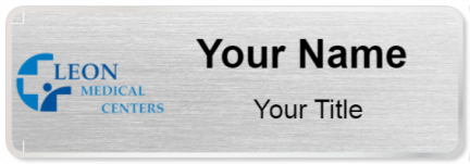 Custom name badges for Leon Medical center