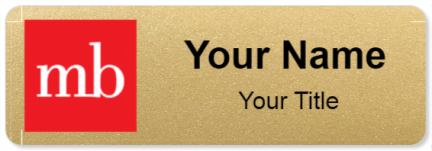 Custom name badges for MB Financial Bank