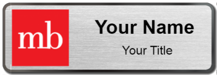 Custom name badges for MB Financial Bank