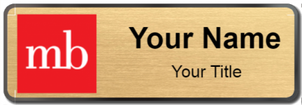 Custom name badges for MB Financial Bank