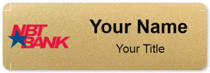 Custom name badges for NBT Bank
