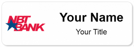 Custom name badges for NBT Bank