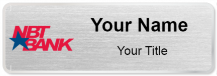 Custom name badges for NBT Bank