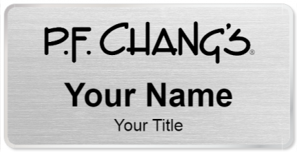 Custom name badges for PF Changs