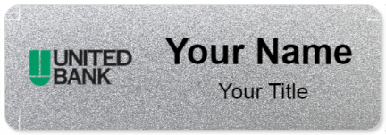 Custom name badges for United Bank