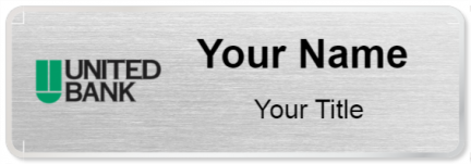 Custom name badges for United Bank
