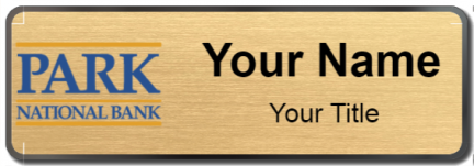 Custom name badges for Park National Bank