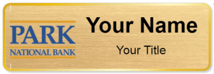Custom name badges for Park National Bank
