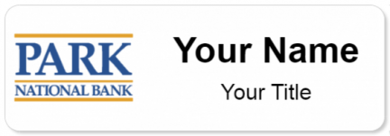 Custom name badges for Park National Bank